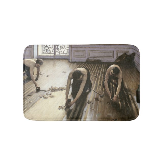 Die Parkett-Hobel, 1875 Badematte (Vorderseite)