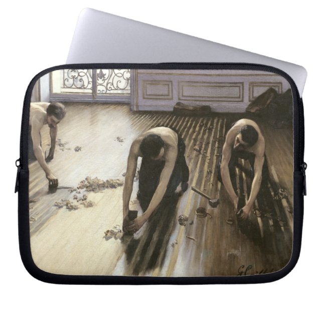 Die Parkett-Hobel, 1875 Laptopschutzhülle (Vorderseite)