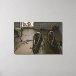 Die Parkettabschaber von Gustave Caillebotte Leinwanddruck
