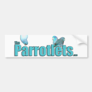 Die Parrotlets Pacific Blue Parrotlets Sticker Art Autoaufkleber