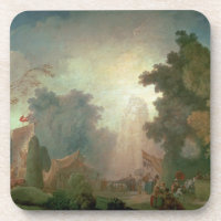 Die Party an der Heilig-Wolke (Öl auf Leinwand)