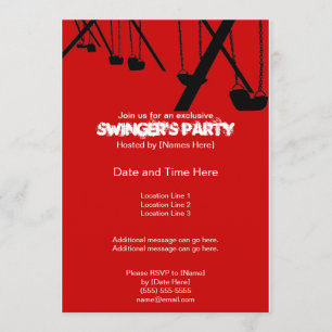 Die Party Einladungen der Tasteful Swingers