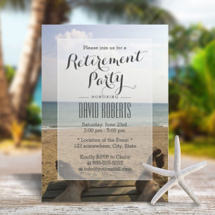 Die Party Einladungen für die Beachrente