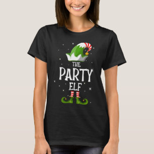 Die Party Elf Familie passt Weihnachten T-Shirt