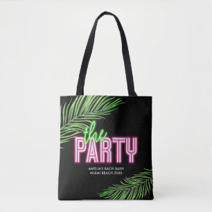 Die Party Green & Pink Tropical Bach-Tasche