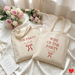 Die Party Junggesellinnenabschied Brautjungfer Tragetasche