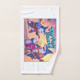 Die Party Sharks Band Handtuch