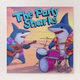 Die Party Sharks Band Puzzle