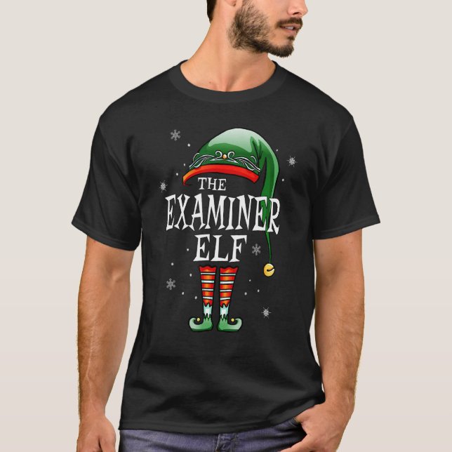 Die passende Familie The Examiner Elf Weihnachten T-Shirt (Vorderseite)