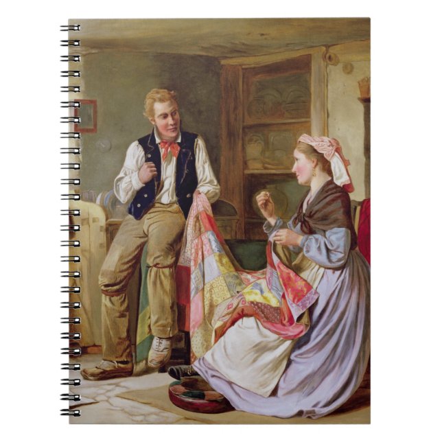 Die Patchwork-Steppdecke Notizblock (Vorderseite)