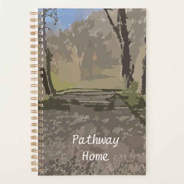 Die Pathway-Zuhause mit einem Wordplaner Planer (Vorderseite)