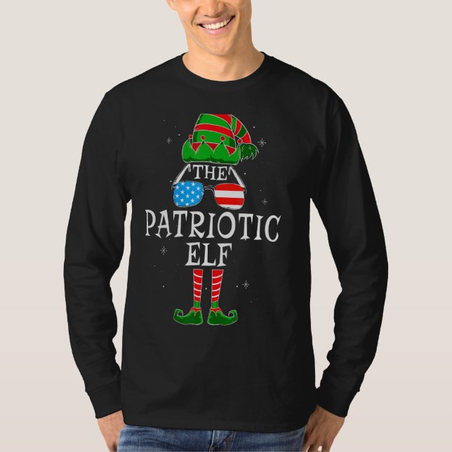 Die Patriotische Elf-Gruppe passt zu Weihnachten d T-Shirt (Vorderseite)
