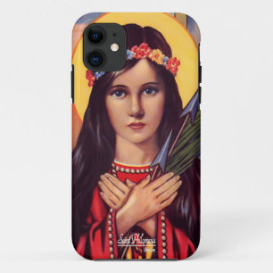 Die Patronin der Jugend von Saint Philomena iPhone 11 Hülle