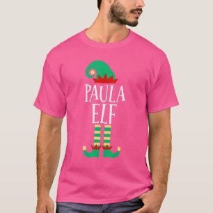 Die Paula Elf Familie passt zu Weihnachten Pajamas T-Shirt