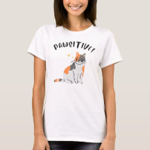 Die PAWSITIVE Katze - Damen T-Shirt