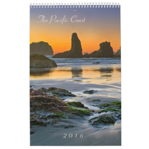Die Pazifikküste 2016 - Siegel und Scenics Kalender