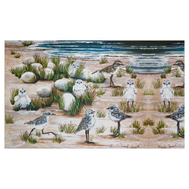 Die Peeps Beach Nest Fabric Stoff (Fat Quarter (45,7 x 55,9 cm))