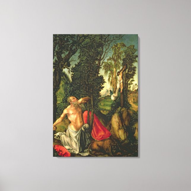 Die Penitence von St. Jerome, 1502 Leinwanddruck (Vorderseite)