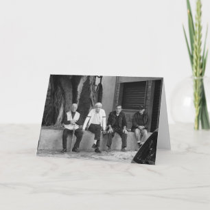 Die pensionierte sizilianische Mann-leere Karte