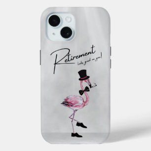 Die Pensionierung steht dir gut! Dapper Pink Flami Case-Mate iPhone Hülle