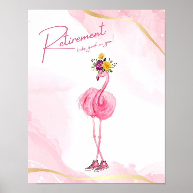 Die Pensionierung steht dir gut! Flamingo in Sneak Poster (Vorne)