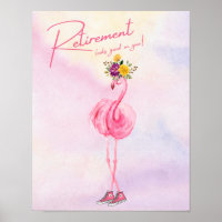 Die Pensionierung steht dir gut! Flamingo in Sneak