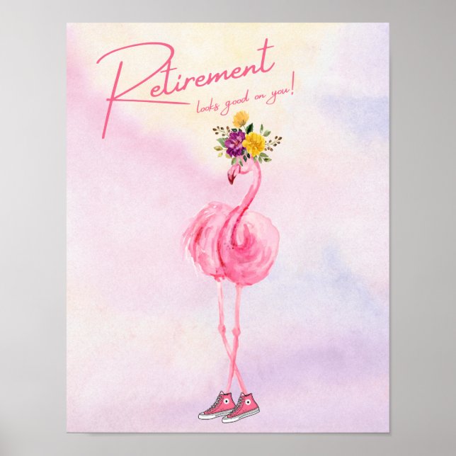Die Pensionierung steht dir gut! Flamingo in Sneak Poster (Vorne)
