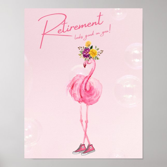 Die Pensionierung steht dir gut! Flamingo in Sneak Poster (Vorne)