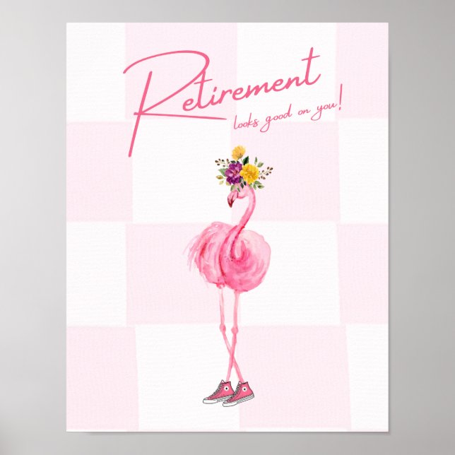 Die Pensionierung steht dir gut! Flamingo in Sneak Poster (Vorne)