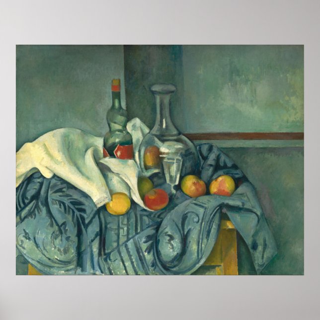 Die Peppermint-Flasche - Paul Cézanne Fine Art Poster (Vorne)