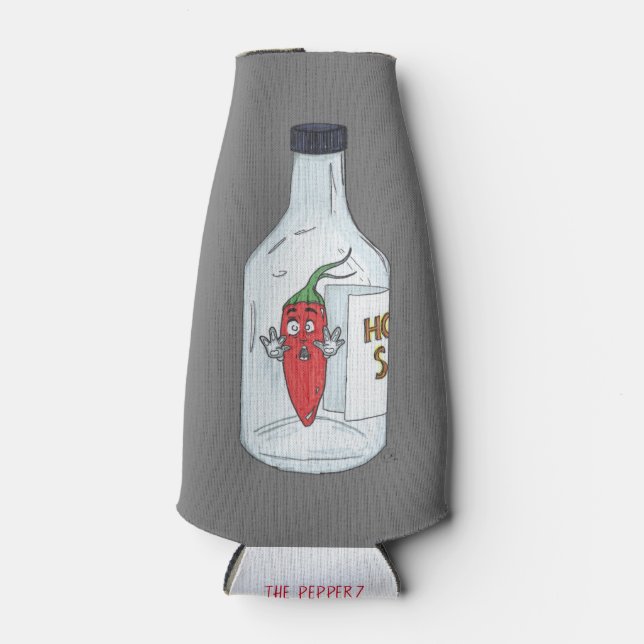 Die Pepperz, gefangen, Flasche Cooler Flaschenkühler (Vorderseite)