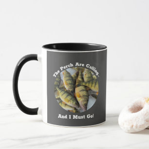 Die Perch nennt Eisfisch von Männern Tasse