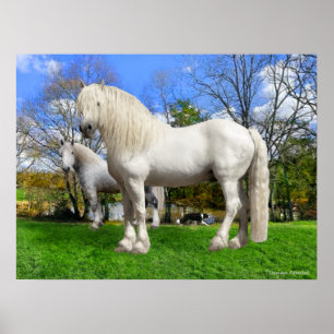 "Die Percherons" Poster