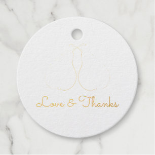 Die perfekte Birne - Liebe und Dank Geschenkanhänger