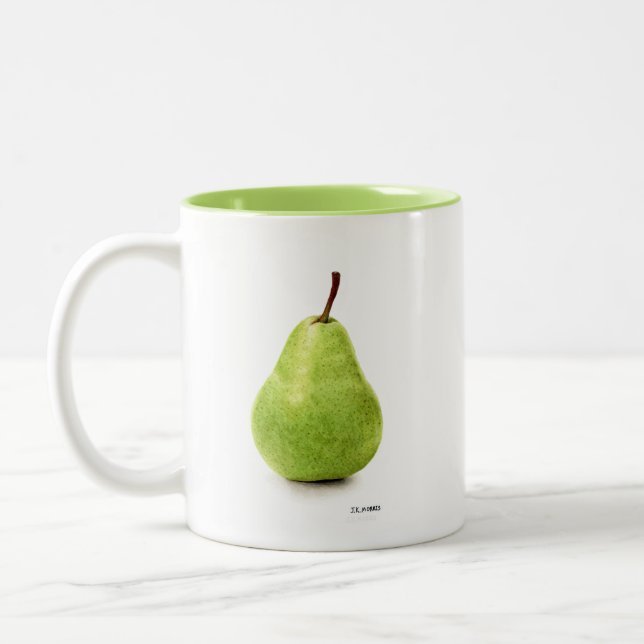 Die perfekte Birne Zweifarbige Tasse (Links)