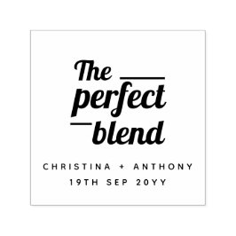Die perfekte Blend fett-Typografie-Gastgeschenk Ho Permastempel