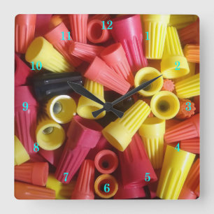 Die perfekte elektrische Wall-Uhr Quadratische Wanduhr