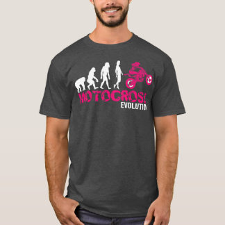Die perfekte Evolution eines Motocross-Frauengesch T-Shirt