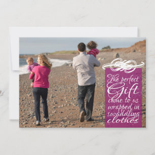 Die perfekte Geschenk-Weihnachtskarte 2014 Feiertagskarte