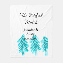 Die perfekte Kombination mit der winterblauen Pini Fleecedecke