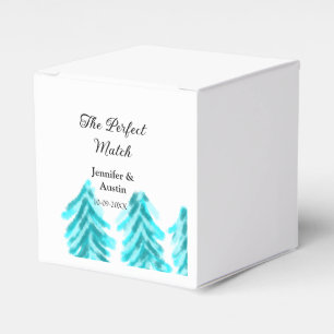 Die perfekte Kombination mit der winterblauen Pini Geschenkschachtel