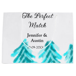 Die perfekte Kombination mit der winterblauen Pini Große Geschenktüte