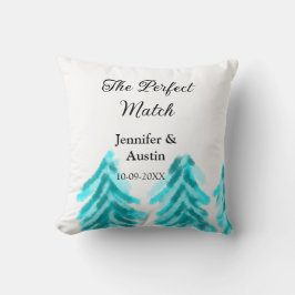 Die perfekte Kombination mit der winterblauen Pini Kissen