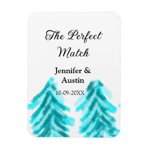 Die perfekte Kombination mit der winterblauen Pini Magnet