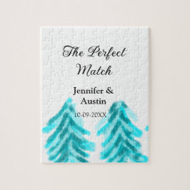 Die perfekte Kombination mit der winterblauen Pini Puzzle