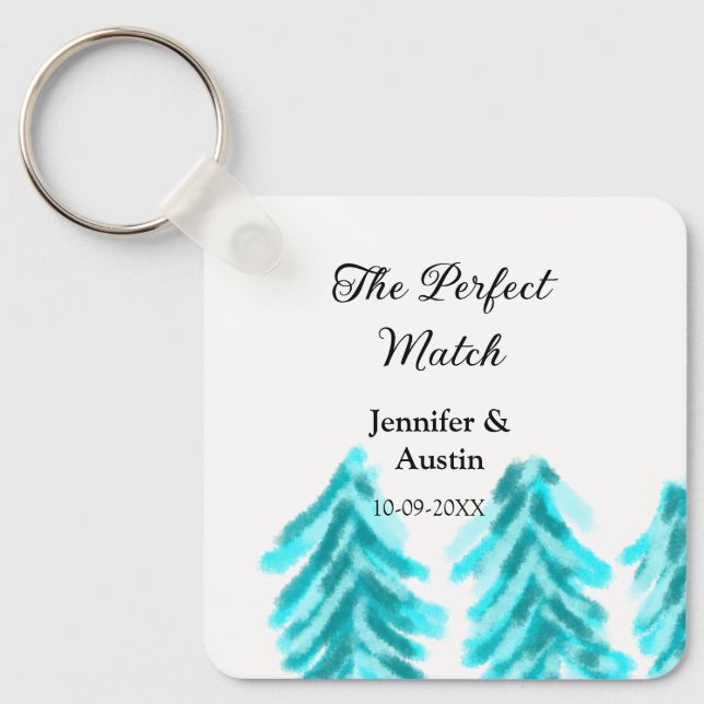 Die perfekte Kombination mit der winterblauen Pini Schlüsselanhänger (Vorderseite)