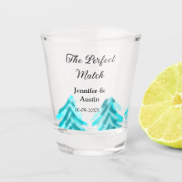 Die perfekte Kombination mit der winterblauen Pini Schnapsglas