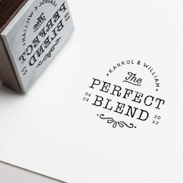 Die perfekte Mischehe Gummistempel