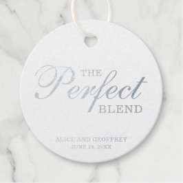 Die perfekte Mischung aus elegantem Hochzeitssilbe Geschenkanhänger