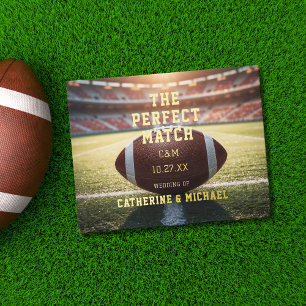 Die perfekte Mischung aus Fußball und Hochzeitsspo Gästebuch